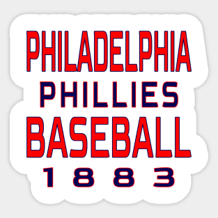 Philadelphia Phillies Baseball Classic Sticker